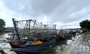 Các xã Quảng Hà, Quảng Đức, Đường Hoa sẵn sàng lực lượng, phương tiện ứng phó bão