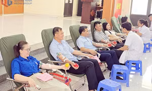 Xã Thống Nhất tiếp nhận 116 đơn vị máu tại Ngày hội hiến máu tình nguyện