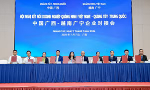 Hội nghị kết nối doanh nghiệp Quảng Ninh - Quảng Tây: Mở rộng không gian hợp tác đầu tư, thương mại xuyên biên giới