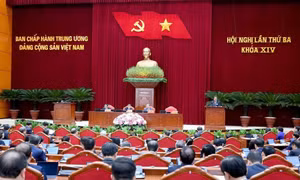 Ngày làm việc thứ ba Hội nghị lần thứ ba Ban Chấp hành Trung ương Đảng khóa XIV