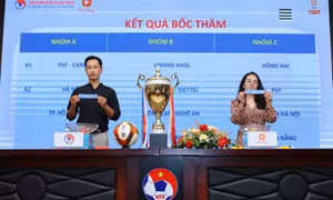 Bốc thăm giải U21 Quốc gia: Hoàng Anh Gia Lai, Sông Lam Nghệ An vào bảng khó
