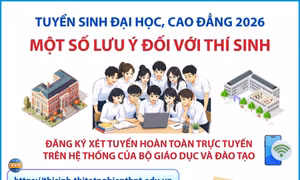 Tuyển sinh Đại học, Cao đẳng 2026: Một số lưu ý đối với thí sinh