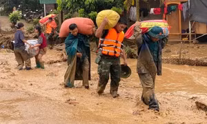 Lai Châu tập trung khắc phục hậu quả mưa lũ