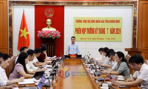 Thường trực HĐND tỉnh triển khai nhiệm vụ trọng tâm tháng 8