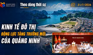 Theo dòng thời sự ngày 31/7/2026: Kinh tế đô thị – Động lực tăng trưởng mới của Quảng Ninh