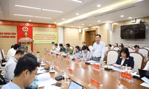 Đoàn Khảo sát của Quốc hội làm việc với UBND tỉnh về thẩm tra Dự án Luật Thỏa thuận quốc tế (thay thế)