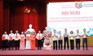 Thành lập Đảng bộ Khối doanh nghiệp ngoài Nhà nước xã Quảng Hà