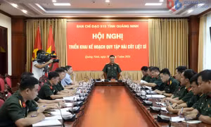 Triển khai kế hoạch quy tập hài cốt liệt sĩ tại Nghĩa trang Đèo Sen
