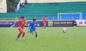 CLB bóng đá nữ Than - Khoáng sản Việt Nam thua đầy tiếc nuối trên sân nhà