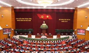 Thông cáo báo chí về ngày làm việc thứ nhất Hội nghị Trung ương 3 khoá XIV