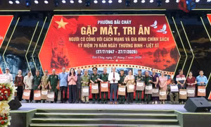 Phường Bãi Cháy gặp mặt, tri ân người có công với cách mạng, gia đình chính sách