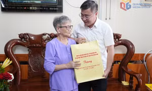 Phó Chủ tịch Thường trực Ủy ban MTTQ tỉnh thăm, tặng quà người có công