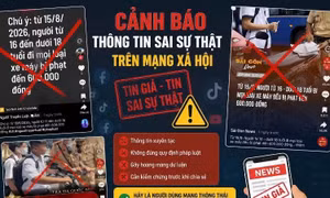 Thông tin “từ ngày 15/8/2026, người từ đủ 16 tuổi đến dưới 18 tuổi đi mọi loại xe máy bị phạt” là sai sự thật