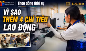 Theo dòng thời sự 11/7/2026: Quảng Ninh bổ sung 4 chỉ tiêu về lao động