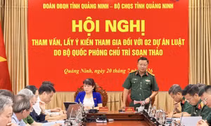 Lấy ý kiến tham gia đối với 2 dự án luật do Bộ Quốc phòng chủ trì