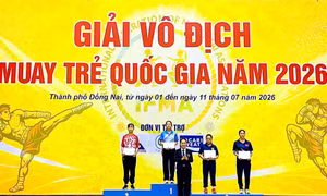 Quảng Ninh giành 2 HCV Giải vô địch Muay trẻ quốc gia năm 2026