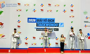  Quảng Ninh giành 2 HCV Giải vô địch Taekwondo trẻ quốc gia 