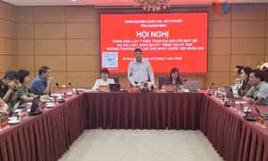 Hội nghị tham vấn, lấy ý kiến tham gia đối với một số dự án luật, nghị quyết