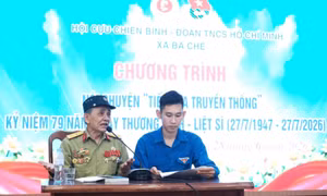 100% Đoàn Thanh niên cấp xã triển khai chương trình nói chuyện “Tiếp lửa truyền thống”