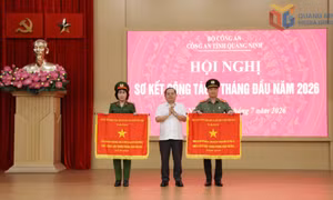 Công an tỉnh sơ kết công tác 6 tháng đầu năm