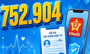 752.904 - là số lượng hồ sơ sức khỏe điện tử của người dân Quảng Ninh đã được liên thông với ứng dụng VNeID