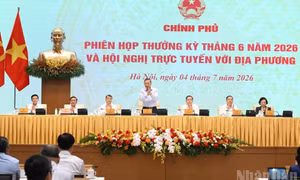 Tổng Bí thư, Chủ tịch nước Tô Lâm dự và chỉ đạo Phiên họp Chính phủ thường kỳ tháng 6 và Hội nghị trực tuyến với địa phương
