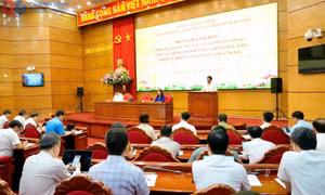 Giao ban công tác bảo vệ nền tảng tư tưởng của Đảng và công tác thông tin đối ngoại 
