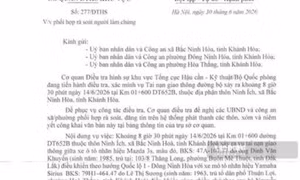 Tìm nhân chứng vụ tai nạn giao thông khiến một phụ nữ tử vong ở Khánh Hòa