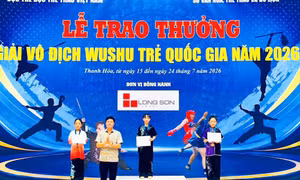 Wushu Quảng Ninh giành HCV Giải Wushu trẻ quốc gia