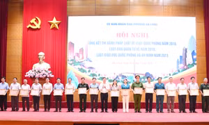 Phường Hạ Long: Tổng kết thi hành pháp luật về quốc phòng và dân quân tự vệ
