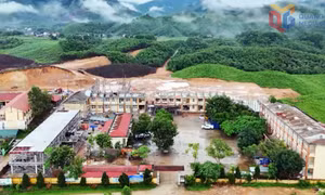 Hoàn thành trường học vùng biên trước năm học mới