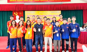  Quảng Ninh giành 21 huy chương Giải Cờ tướng đồng đội quốc gia 