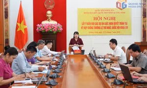 Hội nghị lấy ý kiến tham gia vào các dự án luật sửa đổi, bổ sung