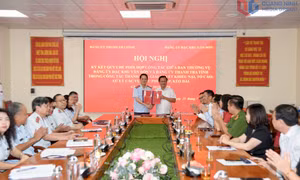 Đặc khu Vân Đồn và Thanh tra tỉnh ký kết quy chế phối hợp