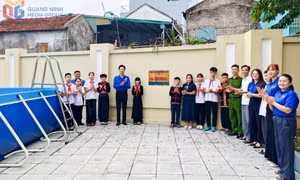 Tỉnh Đoàn: Khánh thành 2 bể bơi thông minh tại xã Ba Chẽ và Hải Lạng