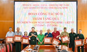 Bộ CHQS tỉnh Quảng Ninh khánh thành tuyến đường ngõ thôn Quảng Long 8