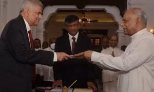 Tân Thủ tướng Sri Lanka cùng 17 bộ trưởng tuyên thệ nhậm chức