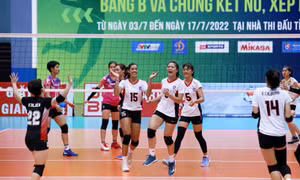 Bóng chuyền nữ Than Quảng Ninh thắng 3-0 ngày ra quân