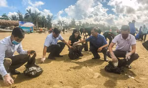TP Móng Cái: Ra quân làm sạch môi trường biển