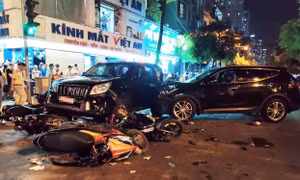 Vụ xe Santafe gây tai nạn liên hoàn được chuyển sang Cơ quan điều tra Bộ Quốc phòng