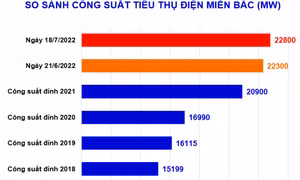 Công suất tiêu thụ điện miền Bắc lập đỉnh mới, EVN khuyến cáo sử dụng điện tiết kiệm