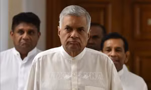 Thủ tướng Ranil Wickremesinghe tuyên thệ nhậm chức quyền Tổng thống Sri Lanka
