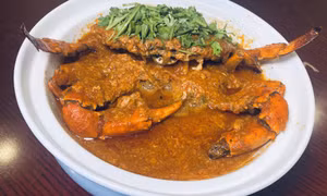 Cua biển xốt tuyết hoa
