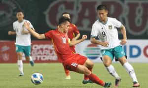 U19 Việt Nam giành một điểm quý giá trên 'chảo lửa' Patriot