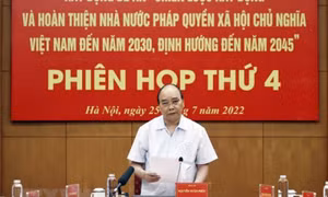 Chủ tịch nước chủ trì phiên họp Ban Chỉ đạo xây dựng Nhà nước pháp quyền