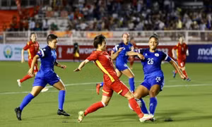 Nữ Việt Nam thảm bại ở bán kết AFF Cup