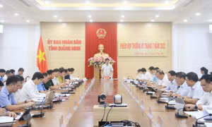 UBND tỉnh họp thường kỳ tháng 7