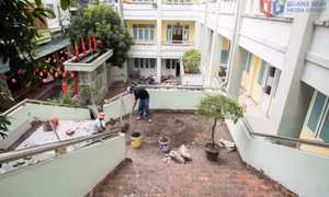 Trường học “khoác" áo mới