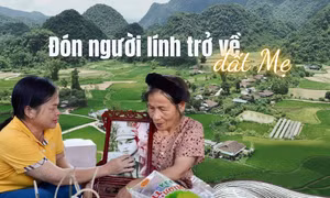 Đón người lính trở về đất Mẹ