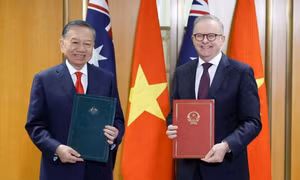 Tổng Bí thư, Chủ tịch nước Tô Lâm hội đàm với Thủ tướng Australia Anthony Albanese